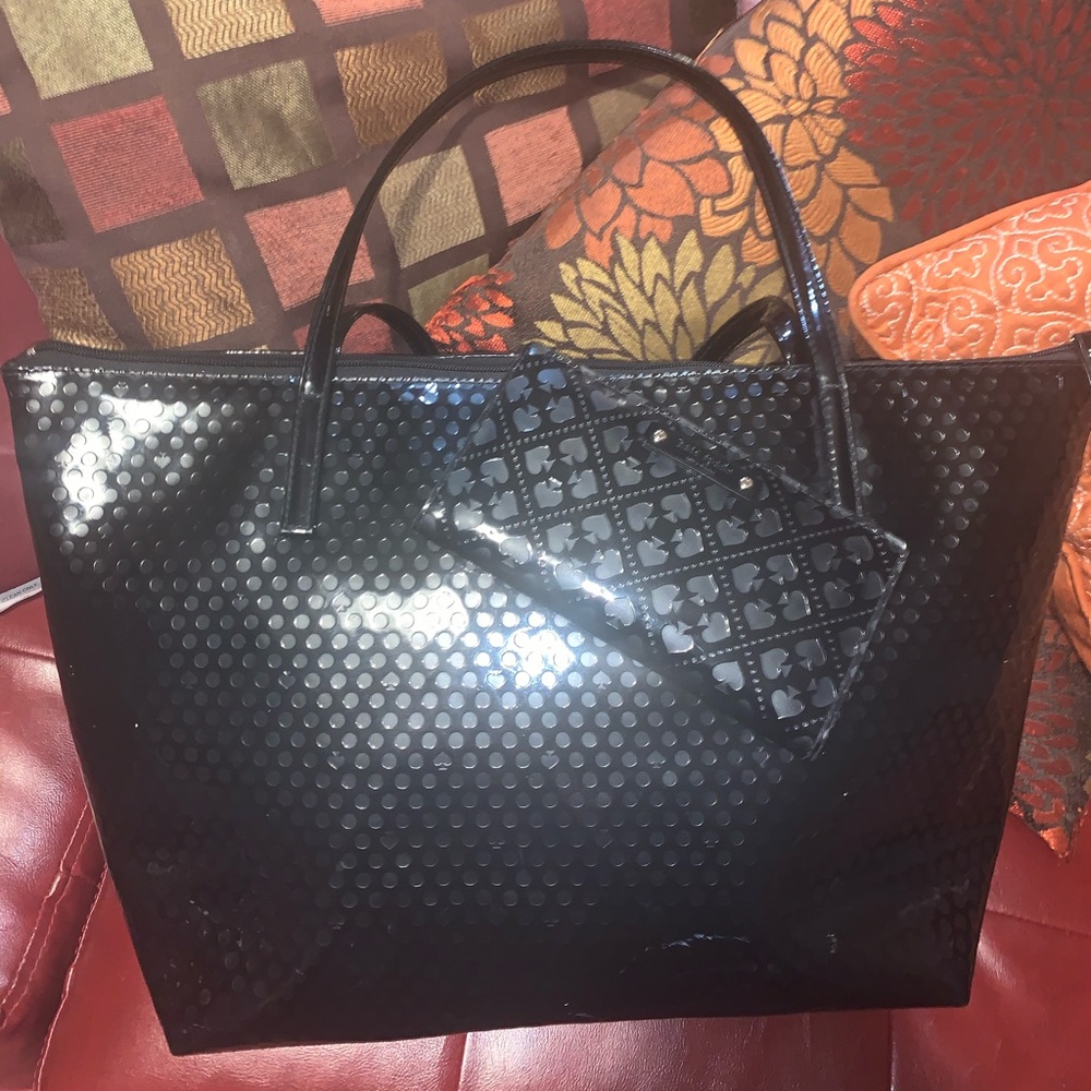 Kate Spade Monogram Tote & Wallet (2 PIECES!!)